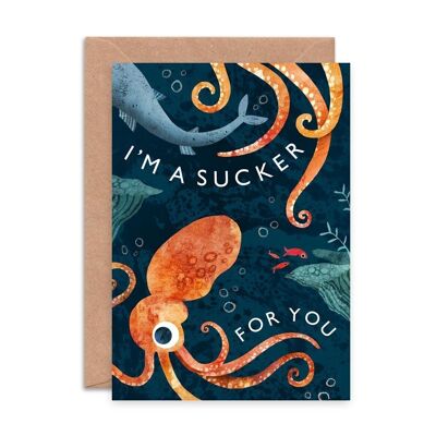 Sucker For You Single Greeting Card