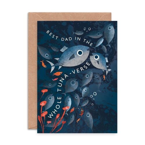 Dad Tuna-verse Single Greeting Card