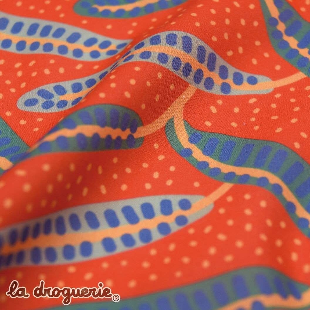 Tessuto al metro "Funny seed" Tamarin