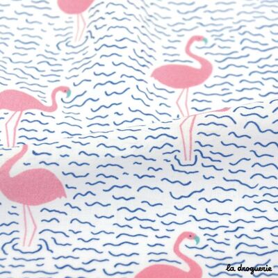 Fabric by the meter "Flamingo Ballet"
