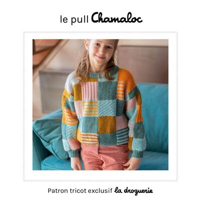 Modello ai ferri per il maglione per bambini Chamaloc