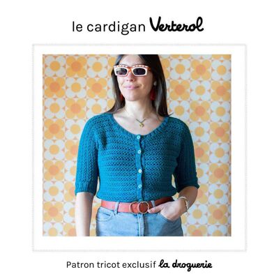 Knitting pattern for the “Venterol” women’s cardigan
