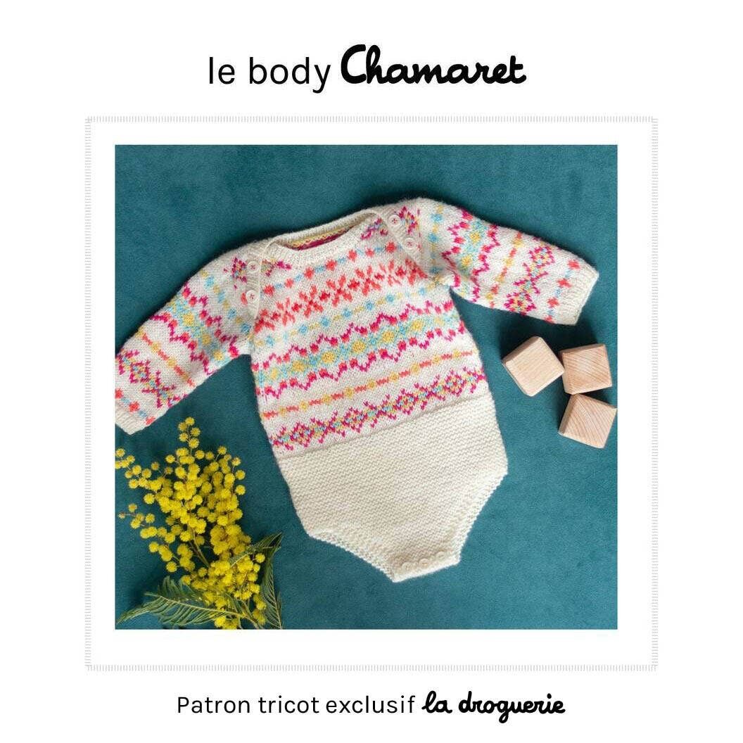Patron tricot du body "Chamaret"