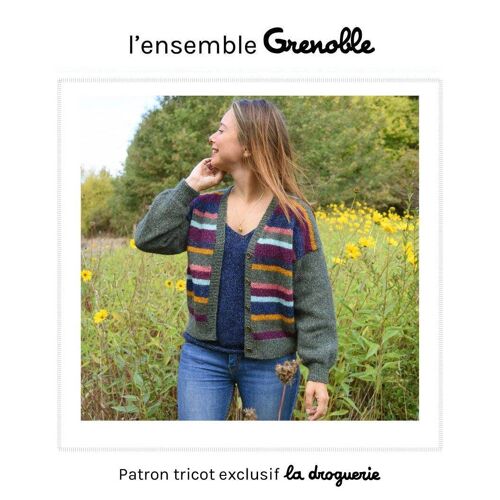 Patron tricot de l'ensemble femme "Grenoble"