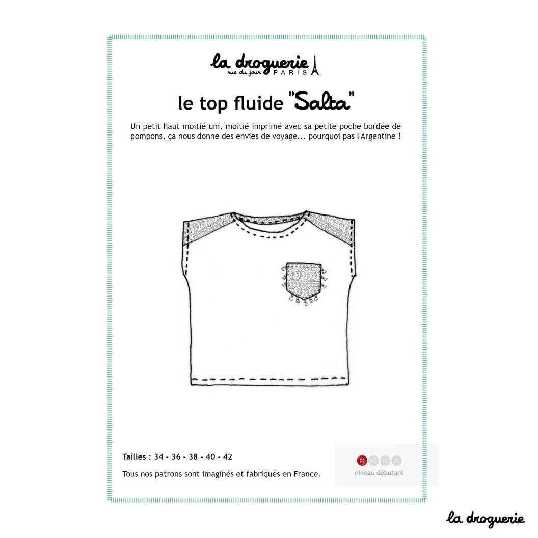 Sewing pattern for the “Salta” flowing top