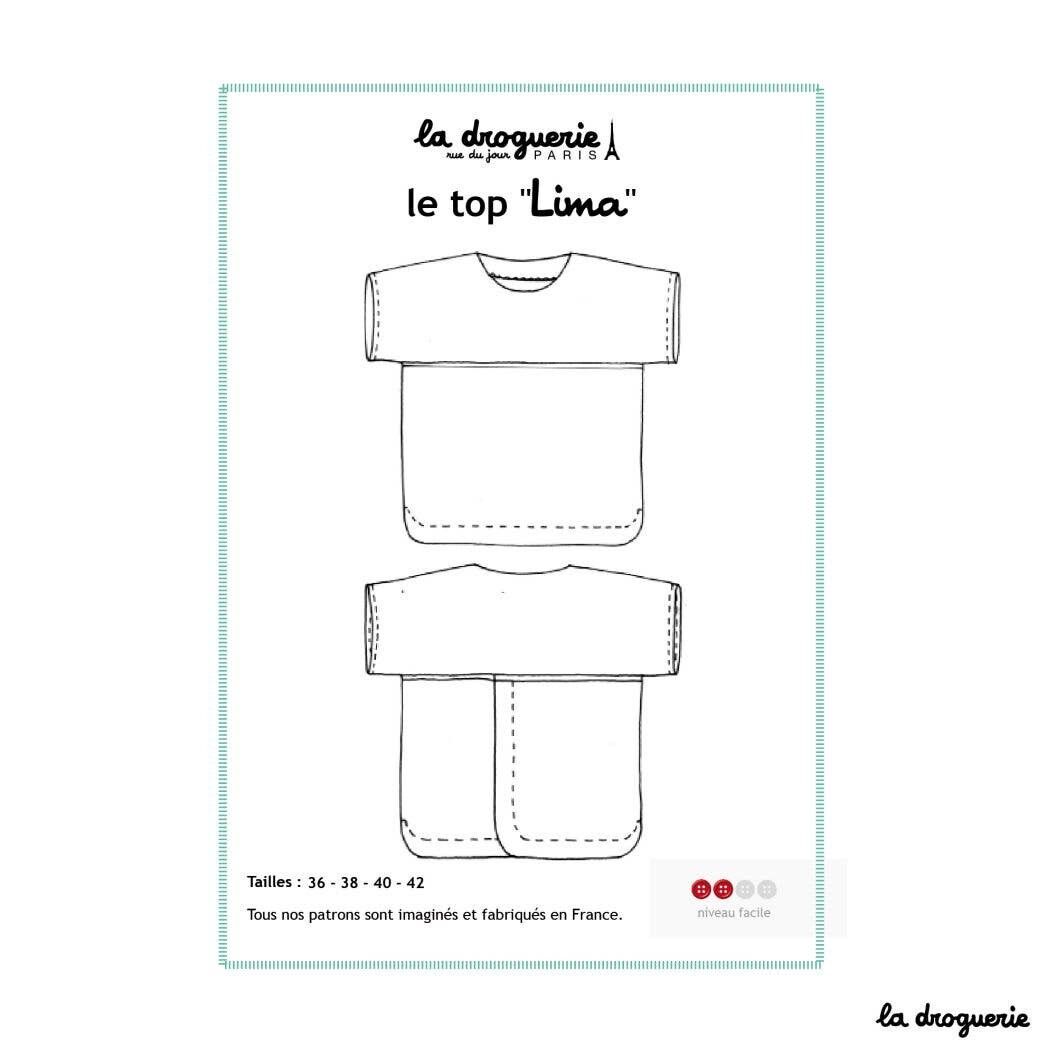 Sewing pattern for the “Lima” women’s top