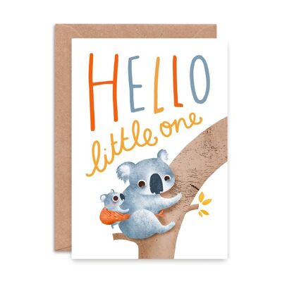 Hello Little One Single Greeting Card