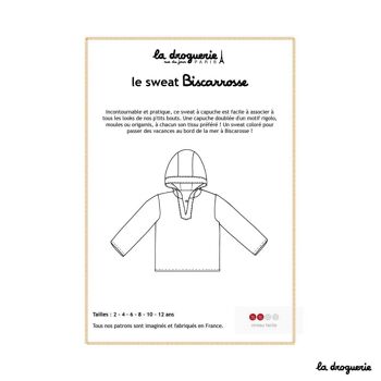 Patron couture du sweat enfant "Biscarrosse" 3