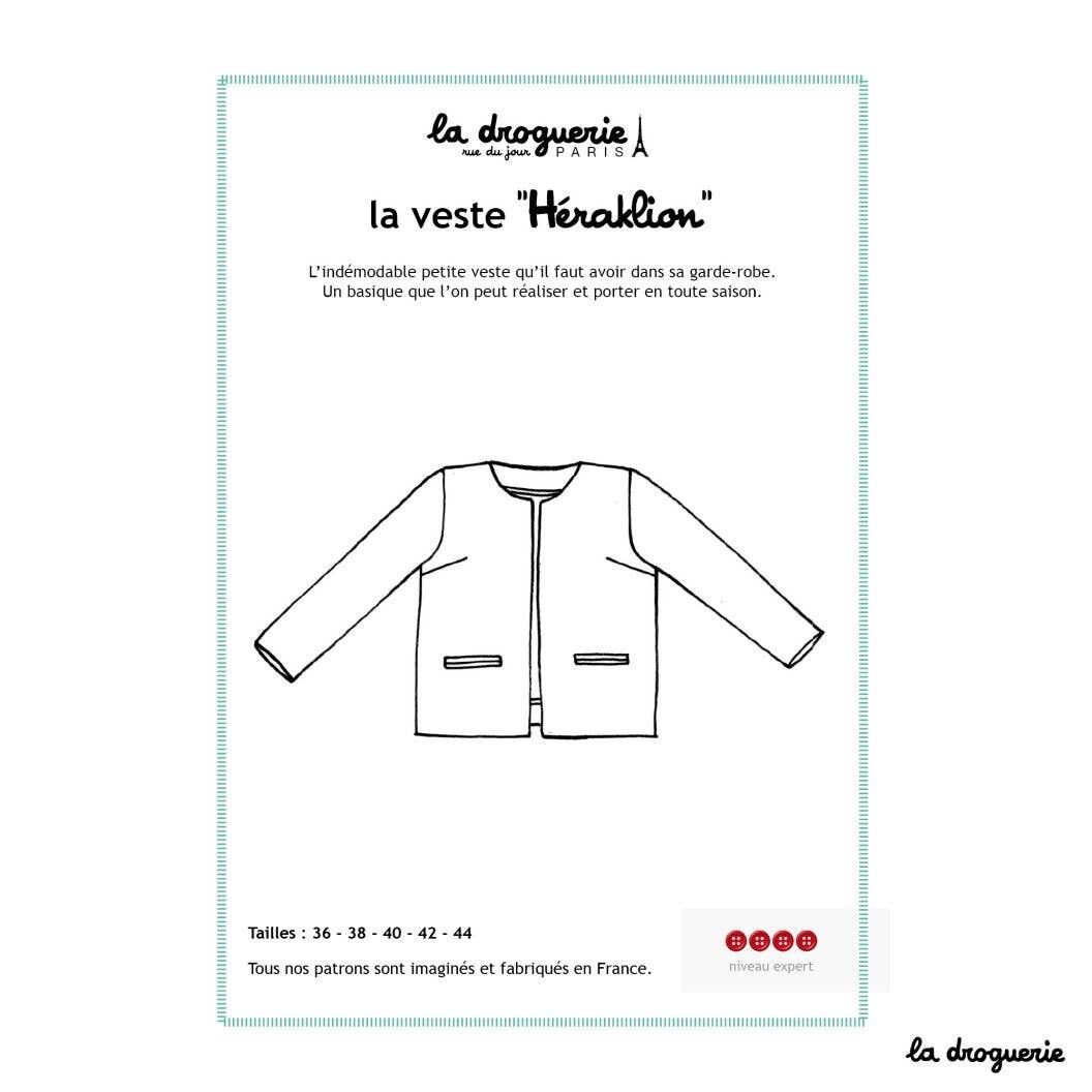 Schnittmuster für die Damenjacke „Heraklion“.