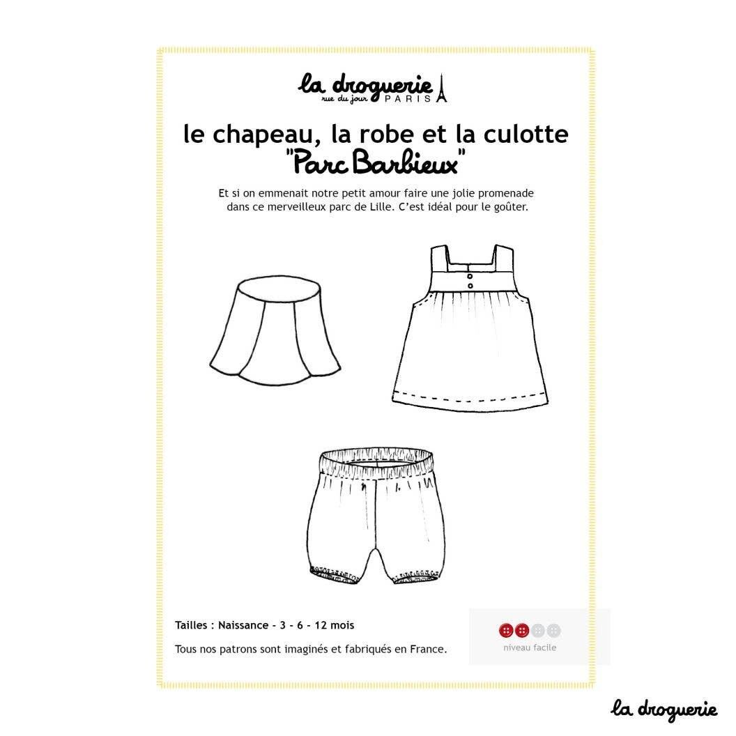 Schnittmuster für das Set „Parc Barbieux“.