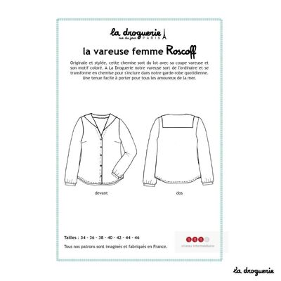 Sewing pattern for the “Roscoff” women’s jacket