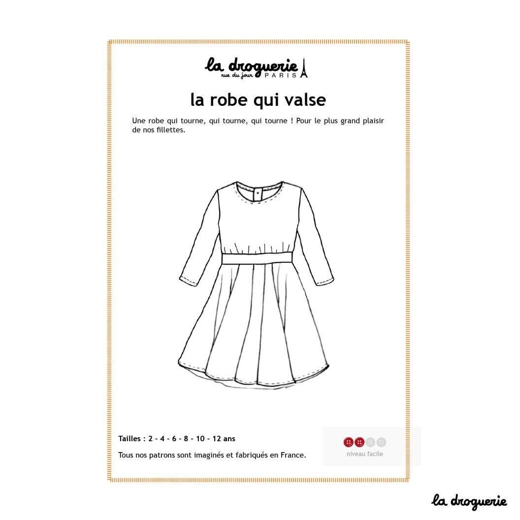 Schnittmuster für das Walzerkleid des Kindes