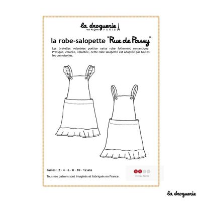Cartamodello per l'abito completo “Rue de Passy”.