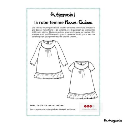 Patron couture de la robe femme "Perros-Guirec"