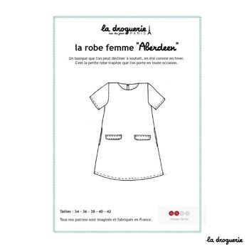 Patron couture de la robe femme "Aberdeen" 5