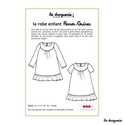 Patrón de costura del vestido infantil “Perros-Guirec”