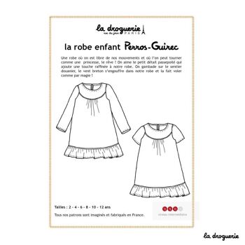 Patron couture de la robe enfant "Perros-Guirec" 1