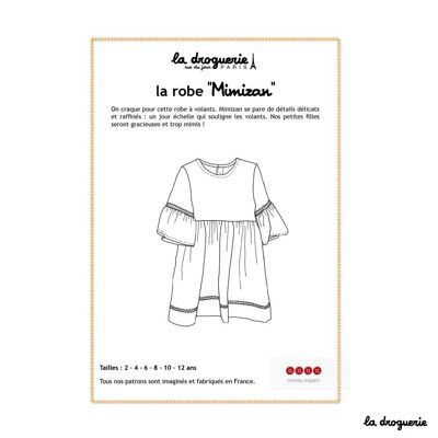 Patrón de costura para el vestido infantil “Mimizan”