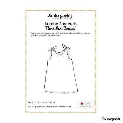 Schnittmuster für das Kinderschleifenkleid „Pont-les-Bains“