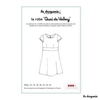 Patron couture de la robe "Quai de Valmy" 1