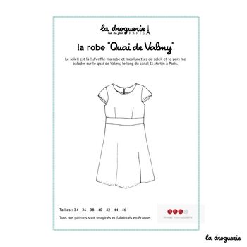 Patron couture de la robe "Quai de Valmy" 4