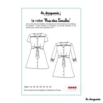 Patron couture de la robe "Rue des Saules" 5