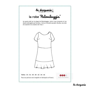 Patron couture de la robe "Palombaggia" 1