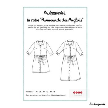 Patron couture de la robe "Promenade des Anglais" 1