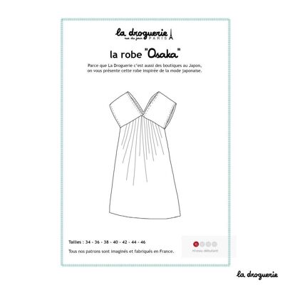 Patron couture de la robe "Osaka"