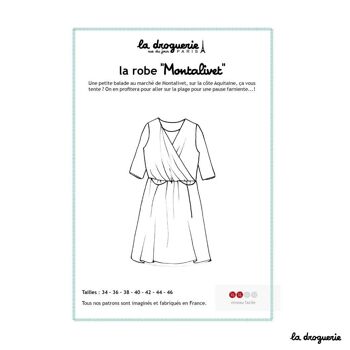 Patron couture de la robe "Montalivet" 1