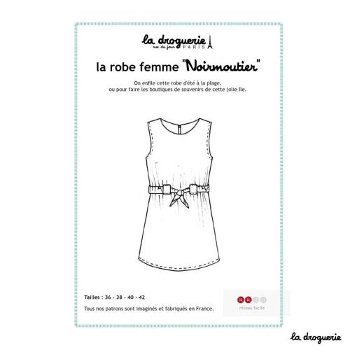 Patron couture de la robe "Noirmoutier"