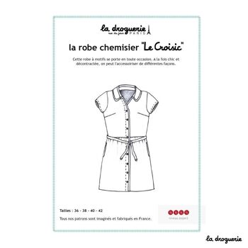 Patron couture de la robe "Le Croisic" 1