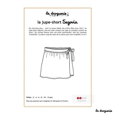 Patrón de costura de la falda pantalón infantil “Segovia”