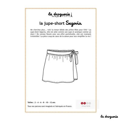 Cartamodello per lo skort da bambino “Segovia”.