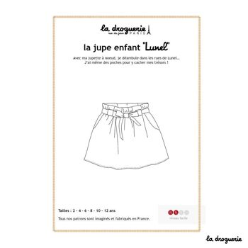 Patron couture de la jupe enfant "Lunel" 5