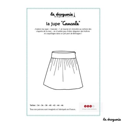 Sewing pattern for the “Cancale” skirt