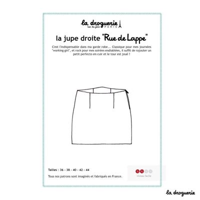 Patrón de costura para la falda “Rue de Lappe”