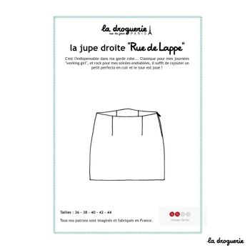 Patron couture de la jupe "Rue de Lappe" 3
