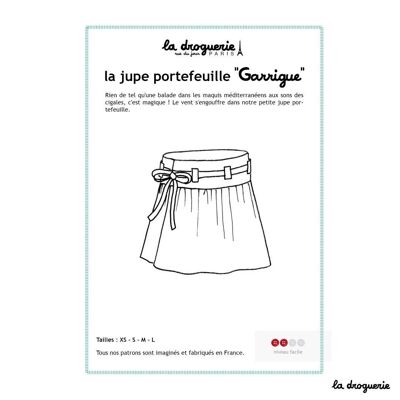 Sewing pattern for the “Garrigue” skirt