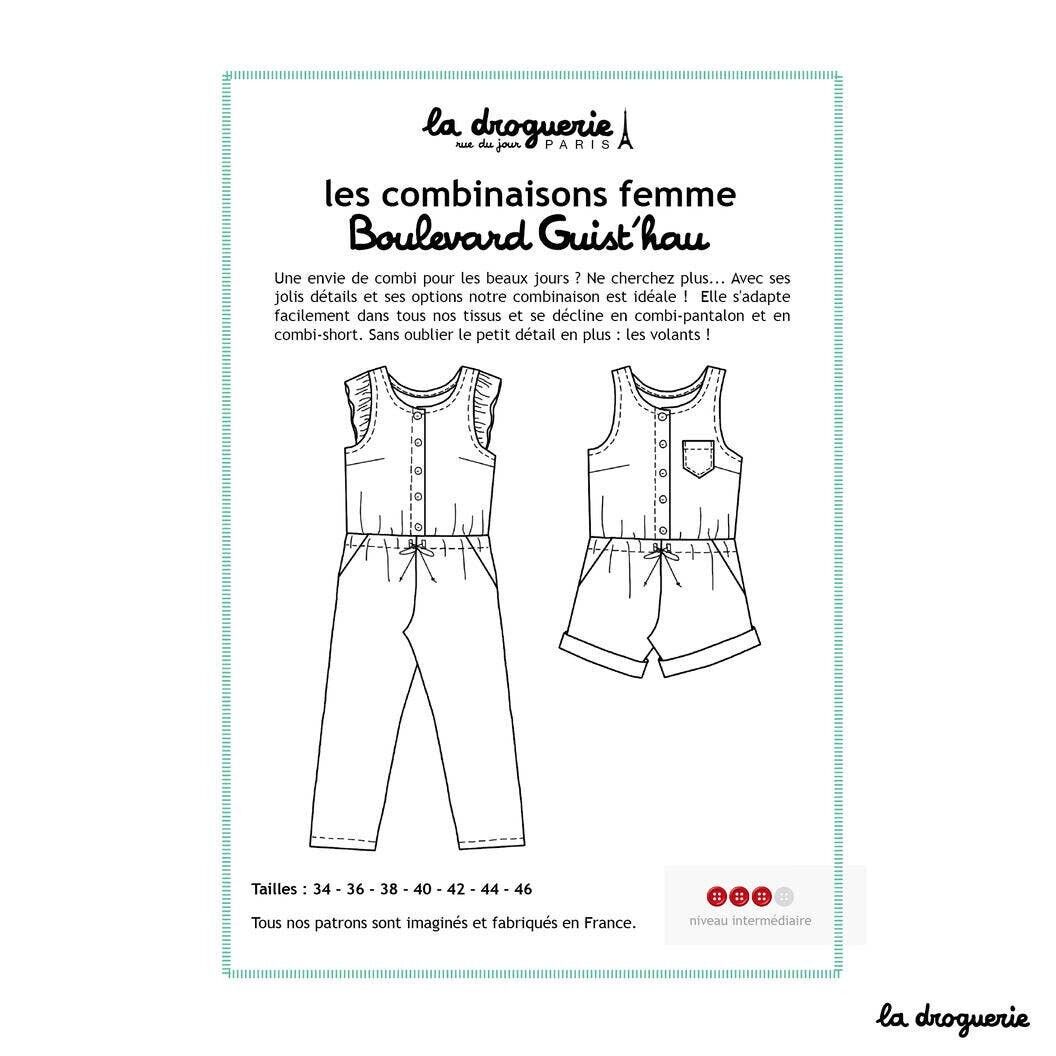 Schnittmuster für den Damenoverall „Boulevard Guist’hau“