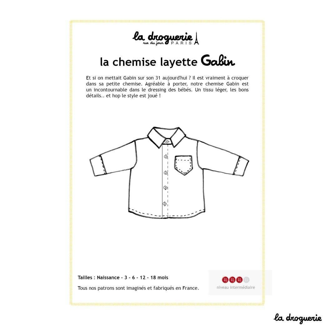 Schnittmuster für das Gabin-Babyshirt