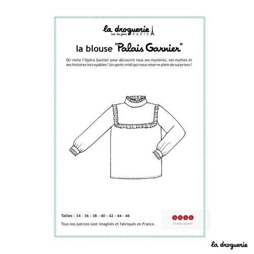 Patron couture de la blouse "Palais Garnier"