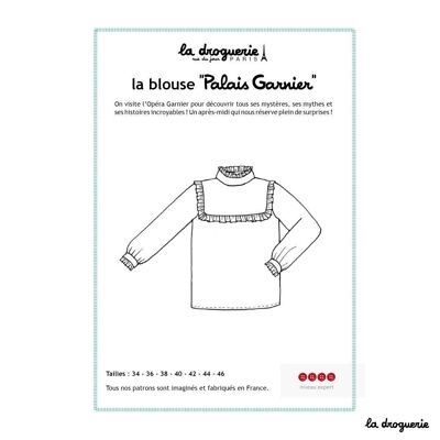 Sewing pattern for the “Palais Garnier” blouse