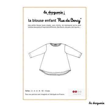 Patron couture de la blouse "Rue de Bercy" 3