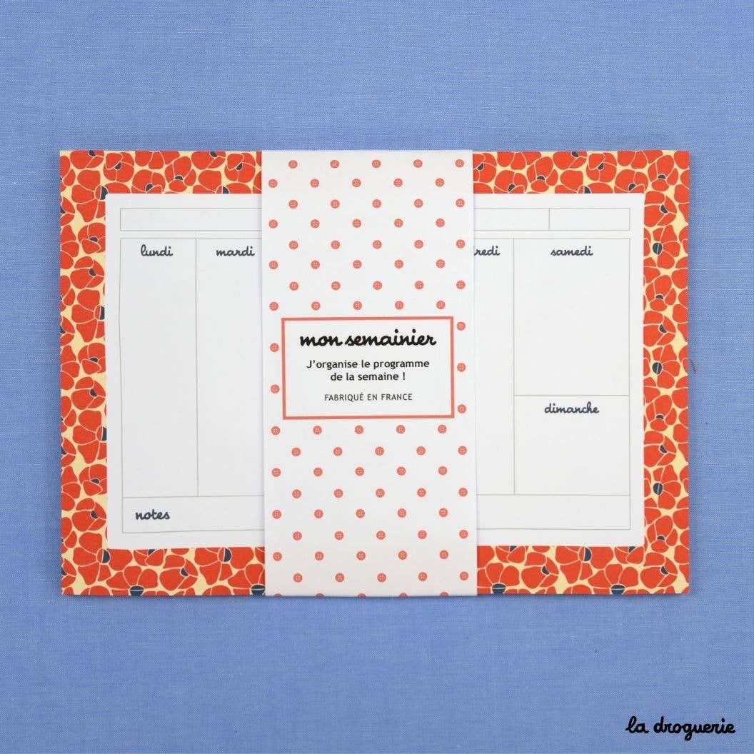 L'agenda settimanale “Gentil coq'licot”.