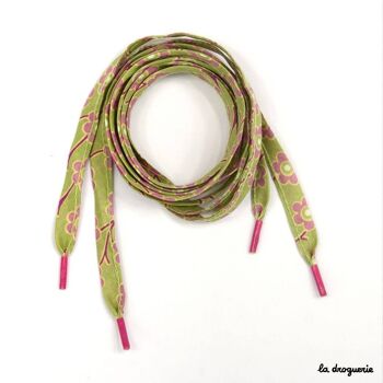 Lacets plats 105 cm "Liberty Pep prairie" 3