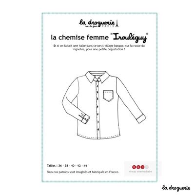 Patron couture de la chemise "Irouléguy"