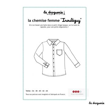 Patron couture de la chemise "Irouléguy" 1