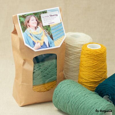 Vouvray Shawl Knitting Kit