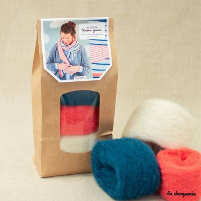 Kamo-Gawa Shawl Knitting Kit